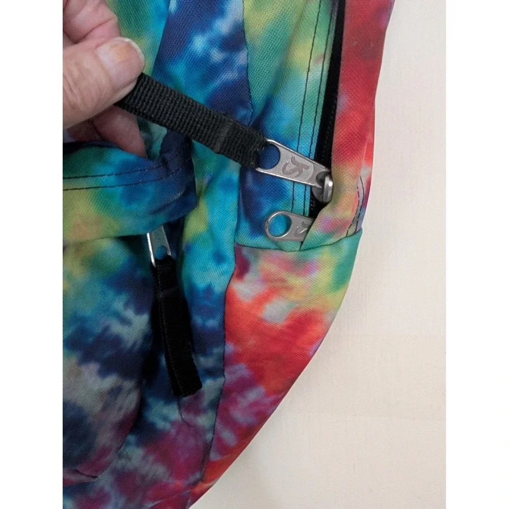 JanSport SuperBreak Backpack Tie Dye Multi Color School Back Pack JS00T501